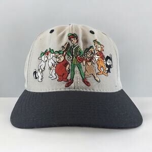 Vintage Peter Pan Lost Boys SnapBack Hat Disney Store Blockhead Embroidered